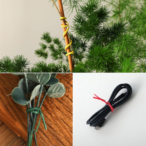300 pcs 5 inch Green Plastic Twist Ties, Cable Ties, for Bags, Gardening Tools...