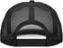 Flat Billed Trucker Hat Mesh Back S M L Adjustable Cap Solid Two Toned Snapback...
