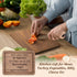 Craftique Retirement Gifts for Women Men 2024- Wood Cutting Board Engraved with Heartwarming Words- Retirement Appreciation Gift for Coworker Teac...