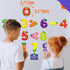 Magnetic Numbers & Math Symbols, Educational Learning Tool for Kids Math Recognition 25PCS Magnets Include 20PCS 0-9 Numbers & 5 Math Symbols (Gre...