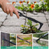 Crack Weeder, Manual Crevice Weeding Tool Weed Puller with 29” Handle for Sidewalk Paver Deck Boards, Crack Weeder Crevice Weeding Tool Metal Hand...