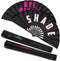 Amyhill Rave Fan 2 Packs Large Folding Hand Fan festival fan Bamboo Chinese iconic fan with Voice for Men and Women Party Performance, Dance, Deco...