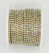 10 Yard Crystal AB Rhinestone Close Chain Clear Trim Sewing Craft (Gold, 2mm)...