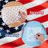 American Flag 50 Stars Stencil Template Large Plastic Reusable Star Stencil Template for Painting on Wood Paper Fabric Glass Wall Independence Day...