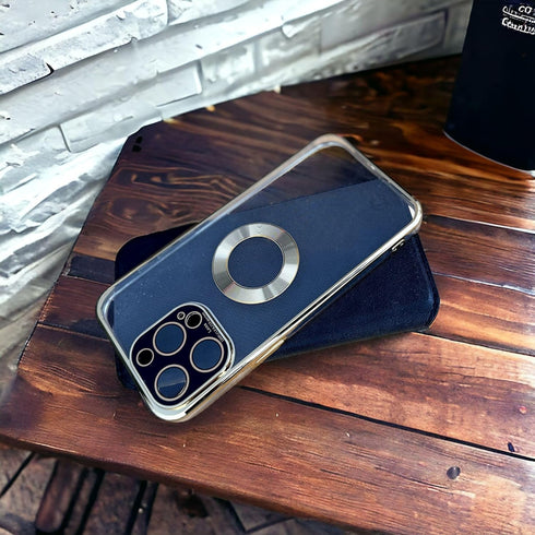 JALYA'S Compatible with MagSafe, for Apple iPhone 15 Pro case, Phone case iPhone 15 pro Gold...