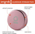 ONGROK Storage Puck, Pink, Perfect Size Case to Store in Your Pocket, Airtight, Preserves Moisture Profile, Smell and Aroma...