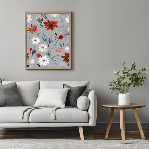 Posterizer 1 pcs-dainty flowers in nature -oil painting style-7-Floral & Botanical Art-Landscape & Nature Art-Living Room Bedroom Decor- unframed ...