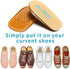 Heel Cushions for Heel Pain, Heel Inserts for Shock Absorption, Heel Lifts for Achilles Tendonitis and Bone Spur, Foot Pain Relief for Women & Men...