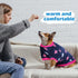 7 Pcs Dog Fleece Sweaters Dog Sweatshirt Winter Dog Outfits Soft Fleece Puppy Sweater Outfits for Chihuahua Yorkshire Pets Dog Cat (Cute, S(Neck: ...