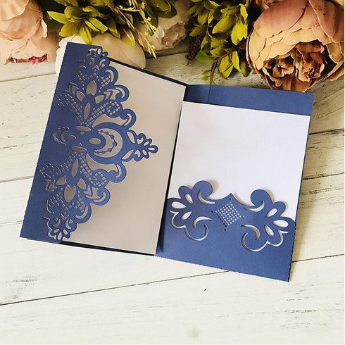 Adies 2pcs Lace Flower Metal Die Cuts ,Wedding Greeting Crad Frame Border Cutting Dies Cut Template Stencils for DIY Scrapbooking Album Decorative...
