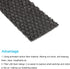 PATIKIL 8.5" x 2" x 0.2" Air Conditioner Foam Filter, 2 Pack Air Filtering Replacement Washable Reusable for Air Conditioning Purifiers, Black...
