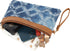 ZLM BAG US Women Distressed Denim Evening Purse Pu Leather Clutch Handbag Rhombus Pattern Wristlet Bag...