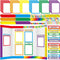 90 Pcs Science Fair Board Supplies 60 Trim Scalloped Bulletin Board Borders 24 Presentation Board Subtitles 6 Science Fair Titles for Classroom Di...