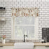 No. 918 Bristol Coffee Shop Semi-Sheer Rod Pocket Kitchen Curtain Valance and Tiers Set, 54" x 24", Ivory Off-White...