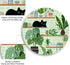 Cat Mouse Pad, Cute Small Mouse Pads for Desk, Round Travel Mousepad for Wireless Mouse Gaming Work Laptop, Plant Leave Mini Computer Mouse Mat, H...