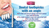 Oral Care Dental Teeth Pick with Angle Plastic Teeth Floss Toothpick with Angle 360 Count (Pack of 2)...