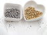 200pcs 18K Gold Filled Spacer Beads That Do Not Fade Easily Smooth Round Beads Seamless Ball Beads Brass Loose Beads Metal Beads for DIY Necklace ...