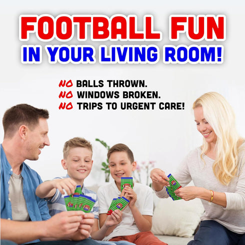 Fourth Down™ - New! The Excitement of Football in a Card Game! As Featured in New York Magazine, Perfect for Gifts, Super Bowl, Parties, and More!...