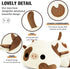 Onsoyours Cute Cow Plushie, Soft Stuffed Cookies Cow Squishy Plush Animal Toy Pillow for Kids (Cookies Cow, 12")...