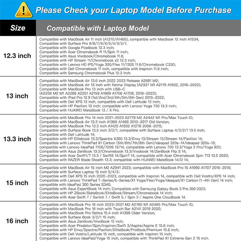 MOSISO Laptop Sleeve Compatible with MacBook Air/Pro, 13-13.3 inch Notebook, Compatible with MacBook Pro 14 inch M3 M2 M1 Chip Pro Max 2024-2021, ...