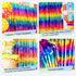Sparkly Rainbow Foil Fringe Curtain Metallic Streamers Tinsel Party Backdrop Decorations for Birthday Gay Pride Day Graduation Wedding Engagement ...