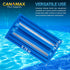 Canamax Ultra Durable Hand-Held Sponge Swimming Pool Scrub Brush - Pack of 2 Pool Scrubber - Ideal for Pool Tile & Grout, Walls, Vinyl Liners, Spa...