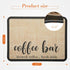 Coffee Mat Coffee Bar Mat,Coffee Pad Coffee Machine Mat,Waterproof Rubber Backing Absorbent Drying Mat,Coffee Maker Mat for Counter,11.8" W x 15.7...