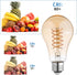 LED Edison Light Bulbs, 6W Equivalent to 60W, 2500K Warm White, A21 Flexible Spiral LED Filament Light Bulbs, Dimmable Vintage LED Bulb, Antique L...