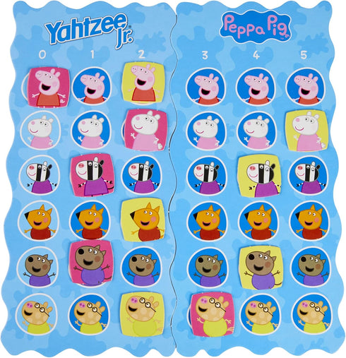 Hasbro Gaming Yahtzee Jr.: Peppa Pig Edition Board Game for Kids Ages 4 and Up, Counting and Matching Game for Preschoolers (Amazon Exclusive)...