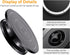 Kootek 11 Inch Rotate Turntable Sculpting Wheel Revolving Cake Turntable Black Painting Turn Table Lightweight Stand for Paint Spraying Spinner, C...