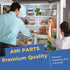 AMI PARTS 5304486359 Refrigerator Door Handle-Replaces 5304506469 5304504507 242059501 242059504 (2 Pack)...