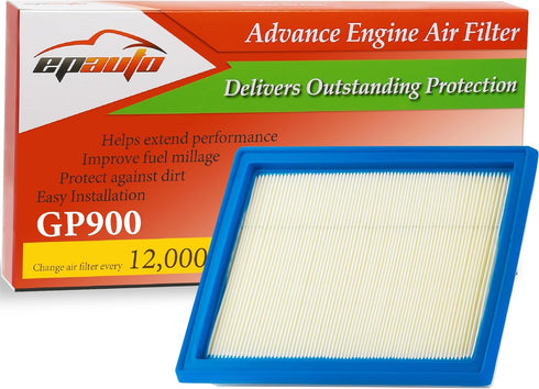 EPAuto GP900 (CA6900) Engine Air Filter, Replacement for Infiniti Q50, Q60, Q70, QX70, FX35, FX50, Nissan Sentra, Rogue, Juke, 300ZX – Fits Select...