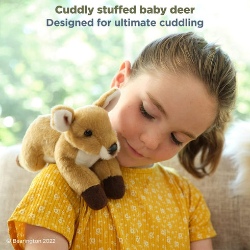 Bearington Lil' Ember Small Plush Stuffed Animal Fawn, Deer 9 inches...
