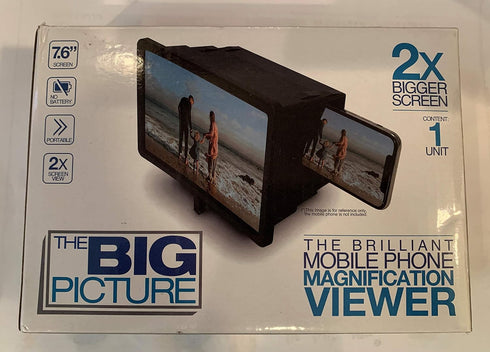 The Big Picture Smartphone Screen Magnifier | Cell Phone Screen Magnifier | 3D Screen Enlarge Video Movie | Cell Phone Accessories...