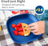 Re-Play Toddler Plates - 22 Oz. Deep-Walled Flat Kids Plates - Dishwasher & Microwave Safe - Made in USA - Set of 3-7.37" x 7.37" x 1.25" - True B...