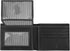 Timberland mens Leather Wallet With Attached Flip Pocket, Black (Cloudy), One Size...