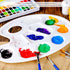 FANDAMEI Oval Paint Palette Tray, Plastic Paint Tray Palette, Painting Palette, Paint Tray Palettes Paint Pallets with Thumb Hole for Adults & Kid...