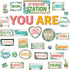 Affirmation Station Bulletin Board Set Cactus Motivational Posters for Classroom You Are Positive Accent Cutouts Inspirational Decoration for Home...