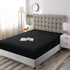 Sfoothome Black Fitted Sheet, 14 Inch Pocket Deep, Microfiber Sheets, Queen Size...