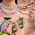 28 Strands Purple Clay Beads Bracelet Making Kit, Friendship Preppy Flat Polymer Clay Heishi Beads for Bracelets Jewelry Making Kit, DIY Arts and ...