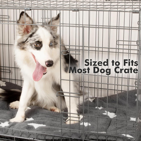Mora Pets Cat Bed for Indoor Cats Washable Dog Crate Pad Dog Bed Mat for Small Dogs Pet Kennel Pad for 22 inch Cage Soft Flat Puppy Mattress Kitte...