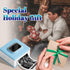 Portable Mini Sticker Printer, M02D Portable Wireless Printer with 1 Roll Paper, Compatible with iOS Android, Pocket Printer for Small Business, B...