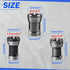 3 Pcs Die Grinder Collet 6mm 6.35mm 8mm Router Collet Chuck Adapter Collets Trimmer Clamping Collet Adaptors Router Bit Chuck for Woodworking Engr...