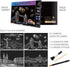 Rainbow Scratch Art Painting Paper (A4) for Kids & Adults, DIY Night View Scratchboard, Engraving Art Set: 4 Sheets Scratch Cards & Drawing Pen, C...