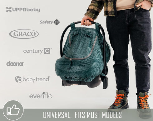 Universal Fit Car Seat Covers for Babies by SA ACCESSORIES – Waterproof Infant and Baby Car Seat Cover with Storage Bag - Carseat Canopy for Boys ...