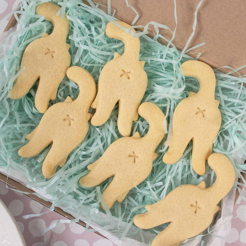 BAKERLOGY Kitty Butt cookie cutter - Detailed Biscuit Cutter Design for Baking and Crafts, ideal on fondant, dough, clay...