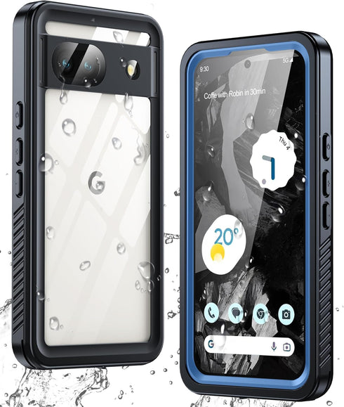 ANTSHARE for Google Pixel 8A Case, Pixel 8A Case Waterproof with Built-in Screen Protector, Full Body Sealed, Heavy Duty Shockproof Dustproof Snow...