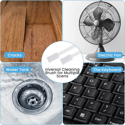 50Pcs Disposable Crevice Cleaning Tool Crevice Brush Crevice Hole Brush Suitable for Small Spaces,Keyboards,Grooves (White)...