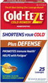 Cold-Eeze Plus Defense Natural Manuka Honey Lemon Zinc Lozenges, Homeopathic Cold Remedy, Shortens Common Cold Symptoms, Promotes Immune Health, S...