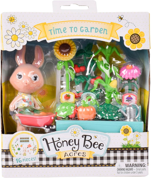 Time to Garden, Complete Set with Miniature Doll Figure, 16 Pieces , Ages 3+...